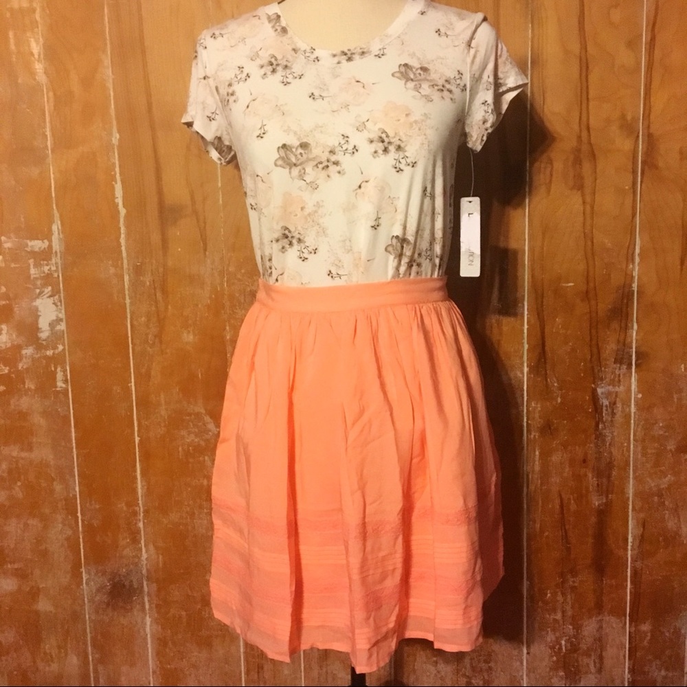 Down East peach skirt. New with tags.